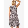 ellos Women's Plus Size Knit Fit And Flare Knit Dress - 3 of 3