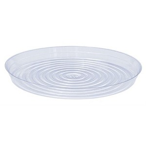 Curtis Wagner Plastics Round Vinyl Plant Saucer, Clear, 17in - 1 of 1