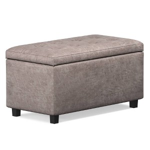 34" Essex Storage Ottoman and Benches - WyndenHall - 1 of 4