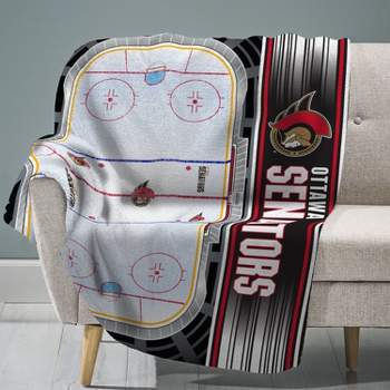 Sleep Squad Ottawa Senators Home Ice 60 x 80 Raschel Plush Blanket