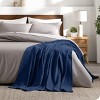 100% Cotton Waffle Breathable Blanket by Bare Home - 4 of 4