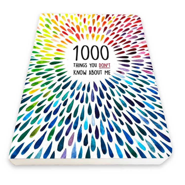 1000 Things You Don't Know About Me Activity Journal - Piccadilly: Guided Diary, Multicolor, Lay-Flat, 204 Pages, 3 of 8