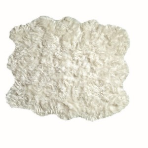 Luxe Gordon Faux Sheepskin Sexto Rug | 5'x6' - 1 of 4