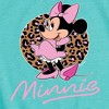 Girls' - Disney - Minnie Leopard Print Fitted Short Sleeve Graphic T-Shirt - 2 of 4