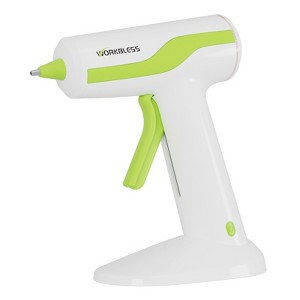 Unique Bargains Fast Heating 2200mah Battery Cordless Hot Glue Gun with 50 Pcs Mini Glue Sticks - 1 of 4