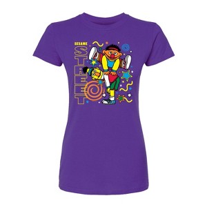 Women's - Sesame Street - Bert Ernie Street Fitted Graphic T-Shirt - 1 of 1