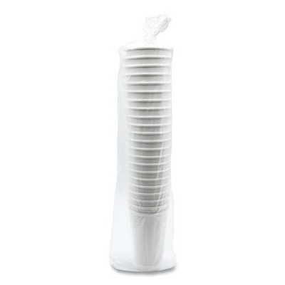 Boardwalk Paper Hot Cups, Double-Walled, 16 oz, White, 25/Pack