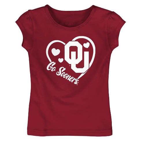 Ncaa Oklahoma Sooners Toddler Girls' T-shirt : Target