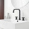 BWE Industry Style 8 in. Widespread Double Handle High-Arc Bath Faucet Water-Saving With Drain Kit - 2 of 4