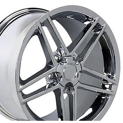 OE Wheels LLC CV07A-17095-5475-54C Chrome Wheel Painted (17 x 9.5 inches /5 x 120 mm, 54 mm Offset)