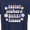 Women's - Instant Message - Easter Wishes And Bunny Kisses Short Sleeve Graphic T-Shirt - 2 of 4
