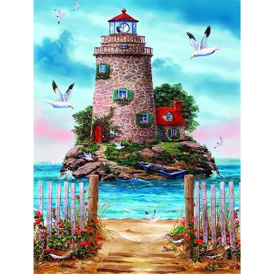 Sunsout Island Lighthouse 1000 pc Jigsaw Puzzle 52620