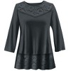 Collections Etc Lace Bodice & Hem Tunic - 2 of 4