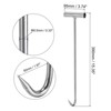 Unique Bargains Stainless Steel T-Handle Kitchen Butcher Shop Meat Boning Hook 4 Pcs - 2 of 3