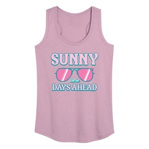 Women's - Barbie - Sunny Days Ahead Graphic Racerback Tank - 1 of 4