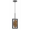 Cal Lighting Fano integrated dimmable LED wood/metal mini pendant fixture. 16W, 1280 lumen. 3000K - 4 of 4