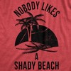 Mens Shady Beach Funny Shirts Vacation Funny Vintage Novelty Hilarious T shirt - Crazy Dog Men's T Shirt - 2 of 4
