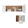 LOVMOR in Plywood Soft-Close Kitchen Wall Cabinet with 2 Doors for Kitchen, Bathroom, Living Room,Study - 3 of 3