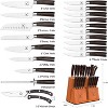 imarku Knife Set, 20-Pieces Premium Kitchen Knife Set, Japanese High Carbon Steel Knife Set with Block and 2 Pull-away Steak Knife Block Set - 2 of 4