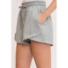 Women's Wo's Umgee Full Size Drawstring Sweatshorts With Pockets Plus Size - Trendsi - 2 of 4