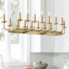 Stiffel Soft Gold Linear Pendant Chandelier 38 3/4" Wide Modern Open Frame 16-Light Fixture for Kitchen Island Dining Room House - 2 of 4