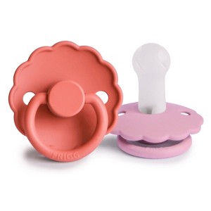 FRIGG Daisy Silicone Pacifier 2-Pack - 1 of 4