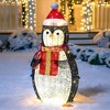 Joiedomi 36’’ Penguin Christmas Decoration Outdoor, 120 LED Warm White Yard Light for Christmas Outdoor Yard Garden Decorations, Xmas Event Decoration - 3 of 4