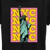 Women's - Instant Message - NYC Statue Of Liberty Short Sleeve Graphic T-Shirt - 2 of 4