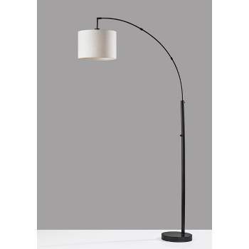 Bowery Arc Lamp Black/Red - Adesso