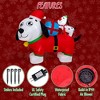 Presence 5FT Christmas Inflatable Decor - Doggie Family of Two - 2 of 4