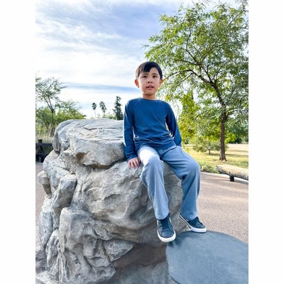 City Threads Boys Super-Soft 100% Organic Cotton Raglan Long Sleeve Tee - Forest Green, 6Y — фото 3