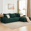 Coucheta L-Shaped Cloud Sectional Sofa with Chaise, Modular Boneless Couch with Chenille Fabric, Tool-Free Assembly, Left or Right Arrangement - 3 of 4