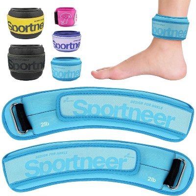 Sportneer Ankle Weights 0.5/1/2/3/5 LBS 1 Pair Wrist Leg Arm Weights for Women Men Kids