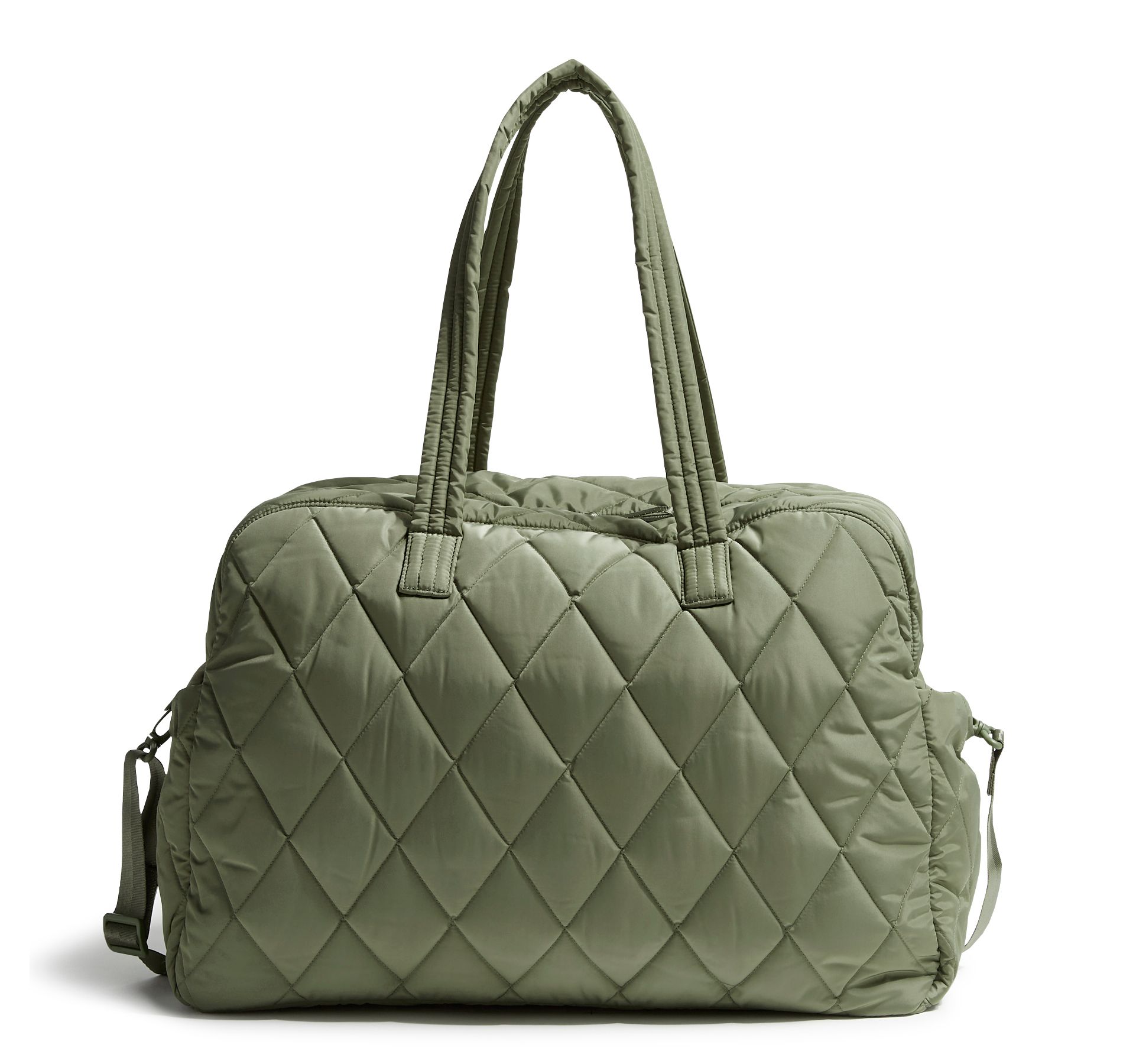 Vera Bradley Women's Outlet Ultralight Large Weekender Travel Bag Deep Lichen Green