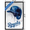 Trends International MLB Kansas City Royals - Drip Helmet 22 Framed Wall Poster Prints - 3 of 4