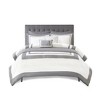 Heritage Comforter Quilt Combo Set - Modern Luxury Design, All Season Down Alternative Bedding, Matching Shams, Decorative Pillows - 2 of 4