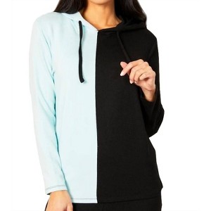 Women's Color Block Hoodie - french kyss - 1 of 4