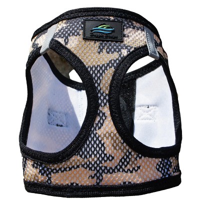 Doggie Design American River Dog Harness Camouflage Collection-Brown