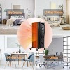 ZAFRO Oil Filled Radiator Heater, 1500W Portable Electric Oil-Filled Radiant Heatings, Space Heater with Tip-Over & Overheat Protection(Black) - 3 of 4