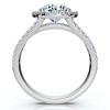 Pompeii3 1.90Ct Diamond Engagement Ring Split Shank Ring 14k Gold or Platinum Lab Created - 2 of 4