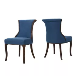 Set of 2 Lexia Dining Chair Navy - Christopher Knight Home