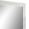 Royal Hampton Dresser Vanity Mirror, High Gloss White Textured Trim - 3 of 4