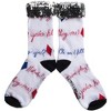 DC Comics Harley Quinn Sequin Cuff Crew Socks for Women - 2 of 3