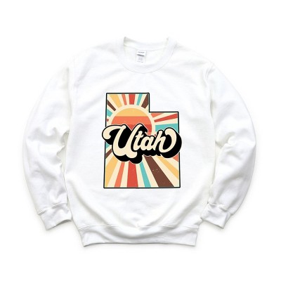 Simply Sage Market Women's Graphic Sweatshirt Retro Utah