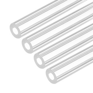 Unique Bargains Lamp Lantern Water Cooling System Acrylic Round Tubes 4 Pcs 10" - 1 of 4