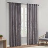 Kumasinova Branch Embroidered Faux Silk Curtain Panel,Blackout Curtains with Lined,Rod Pocket/Back Tab Top,Window Curtain for Living Room - 2 of 4