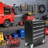 Lirago 5 Drawer Tool Chest Cabinet with Brake Wheels and Lock for Garage Workshop Storage Black - 3 of 4