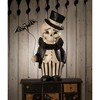 Bethany Lowe Dapper Desmond Skelly Halloween Skeleton Bat Tophat Decorative Sculptures - 2 of 3