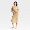 Women's Crochet-Style Tie Cardigan - A New Day™ - 3 of 3