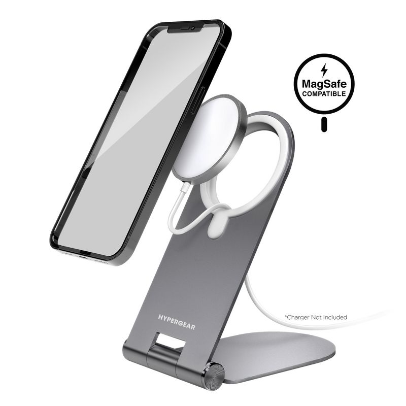 HyperGear MagView Stand for MagSafe Charger Space Gray, 1 of 9